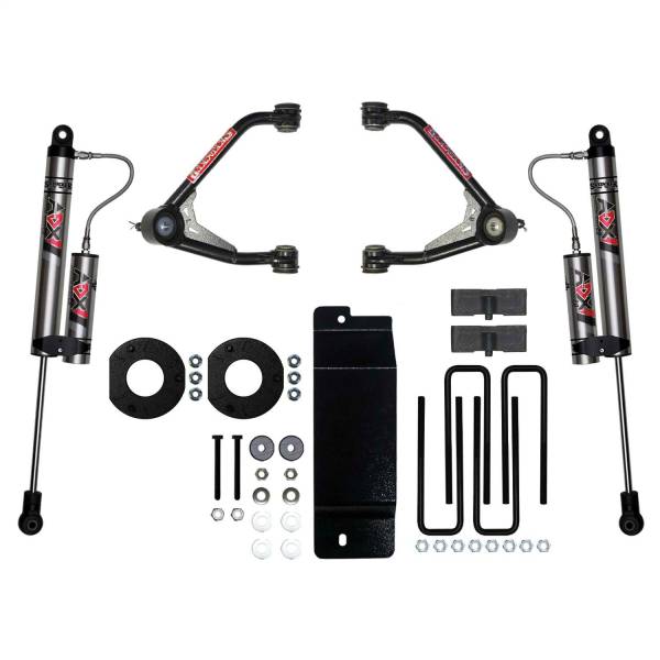 Skyjacker - 2014 - 2016 GMC, Chevrolet Skyjacker Lift Kit-Suspension 3.5 in. Suspension Lift Kit With ADX 2.0 Remote Reservoir Shocks. - C14350KAX