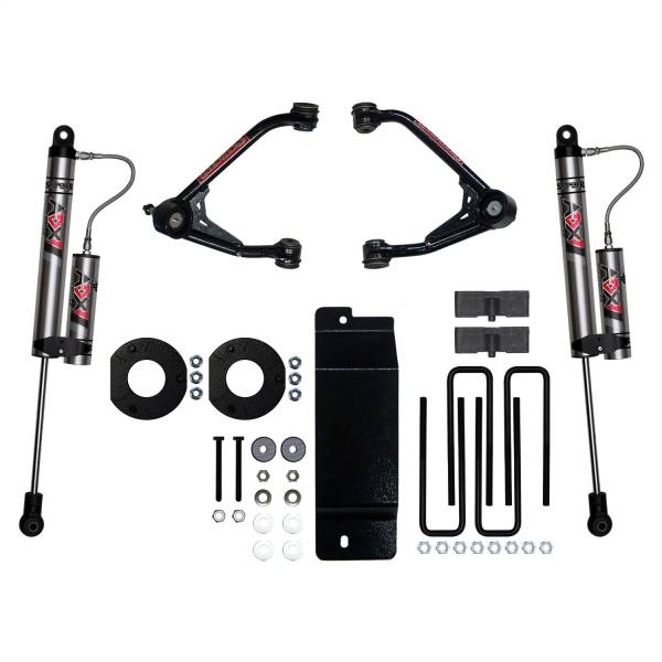 Skyjacker - 2007 - 2013 GMC, Chevrolet Skyjacker Lift Kit-Suspension 3.5 in. Suspension Lift Kit With ADX 2.0 Remote Reservoir Shocks. - C7350KX