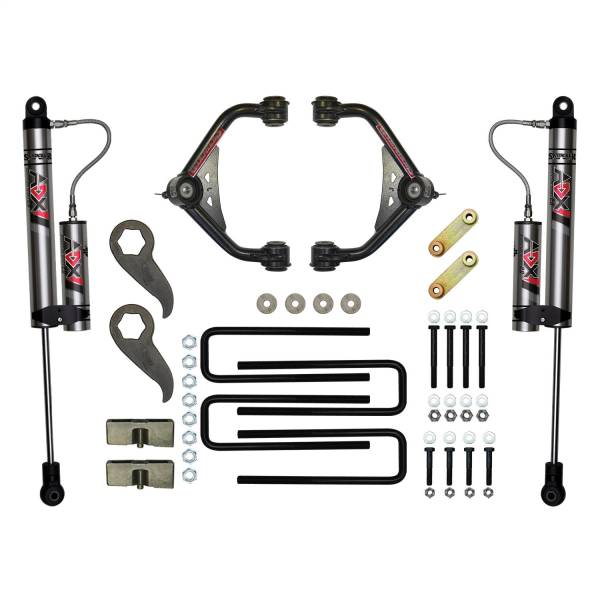 Skyjacker - 2011 - 2019 GMC, Chevrolet Skyjacker Lift Kit-Suspension 3-3.5 in. Suspension Lift Kit With ADX 2.0 Remote Reservoir Shocks. - C11350KX