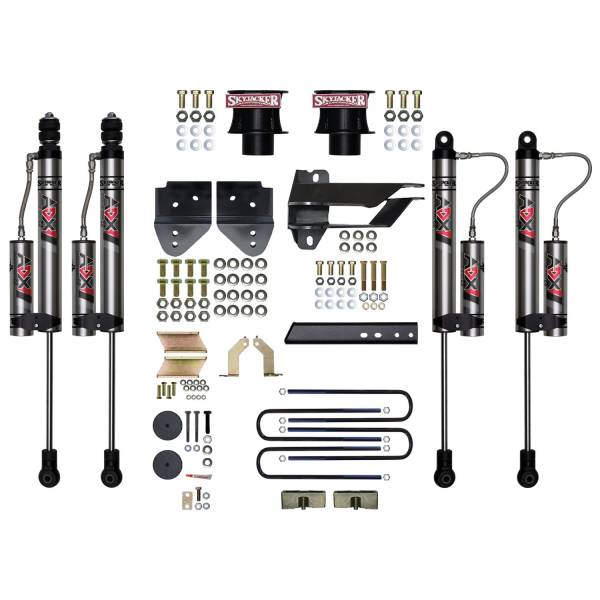 Skyjacker - 2017 - 2022 Ford Skyjacker Lift Kit-Suspension 4 in. Suspension Lift Kit With ADX 2.0 Remote Reservoir Shocks. - F1740SKX