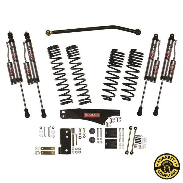 Skyjacker - 2007 - 2018 Jeep Skyjacker Lift Kit-Suspension 4 in. Suspension Lift System With ADX 2.0 Remote Reservoir Shocks. - JK40BKXLT