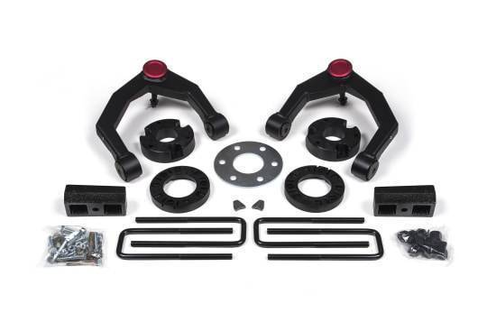 Zone - 2019 - 2022 GMC, Chevrolet ZONE 3.5" Lift Kit w/ Nitro Shocks 2019+ Silverdao/Sierra 1500 (ZONC47N)