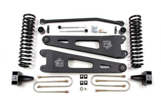 Zone - 2011 Ford, 2019 - 2020 Ram ZONE 4" Radius Arm Kit w/ Nitro Shocks 2011+ F-250/F-350 w/ Overload (ZONF28N)