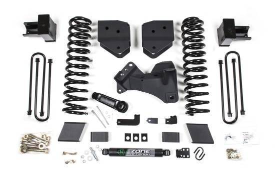 Zone - 2013 - 2020 Ram, 2017 - 2021 Ford ZONE 4" Standard Lift Kit w/ Nitro Shocks 2017-2019 F-250/F-350 *Diesel* (ZONF50N)