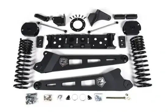 Zone - 2019 - 2022 Ram ZONE 4.5" Radius Arm Kit w/ FOX Shocks 2019+ Ram 2500 DIESEL 6-Bolt T Case (ZOND78F)