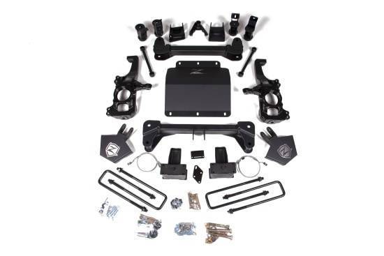 Zone - 2020 - 2022 GMC, Chevrolet ZONE 5" Lift Kit w/ FOX Shocks 2020+ Silverado/Sierra HD w/o Overload (ZONC43F)