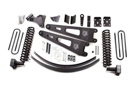 Zone - 2008 - 2010 Ford ZONE 6" Radius Arm Lift Kit w/ Nitro Shocks 2008-2010 F-250/F-350 w/ Overload (ZONF37N)