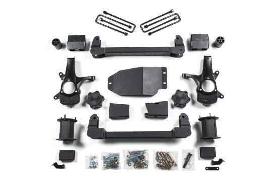 Zone - 2007 - 2013 GMC, Chevrolet ZONE 6.5" Suspension Lift Kit w/ Nitro Shocks 2007-2013 Silverado/Sierra 1500 (ZONC40N)