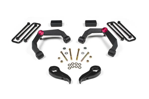 Zone - 2011 - 2019 GMC, Chevrolet ZONE 3" UCA Lift Kit 2011-2019 Silverado/Sierra HD w/o Overloads **No Shocks** (ZONC37)