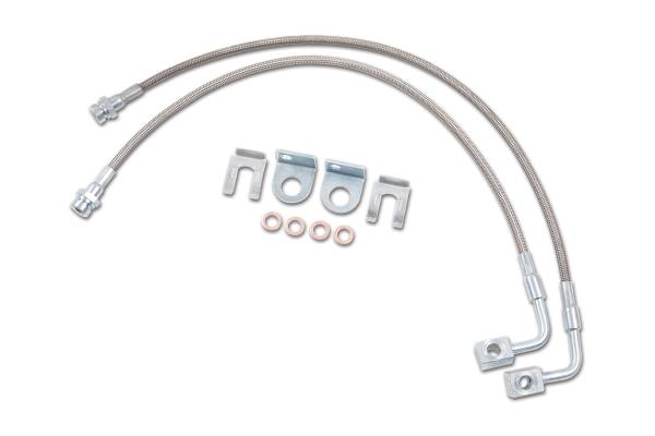 Zone - 2007 - 2018 Jeep ZONE Rear Stainless Steel Brake Lines 07-18 Wrangler JK (ZONJ5406)