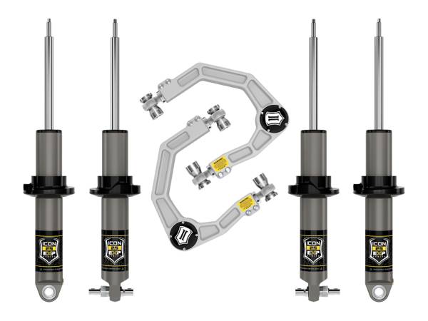 ICON Vehicle Dynamics - ICON Vehicle Dynamics 21-22 BRONCO HOSS 1.0 PKG 1.375-3" LIFT STAGE 2 SUSPENSION SYSTEM BILLET - K40002