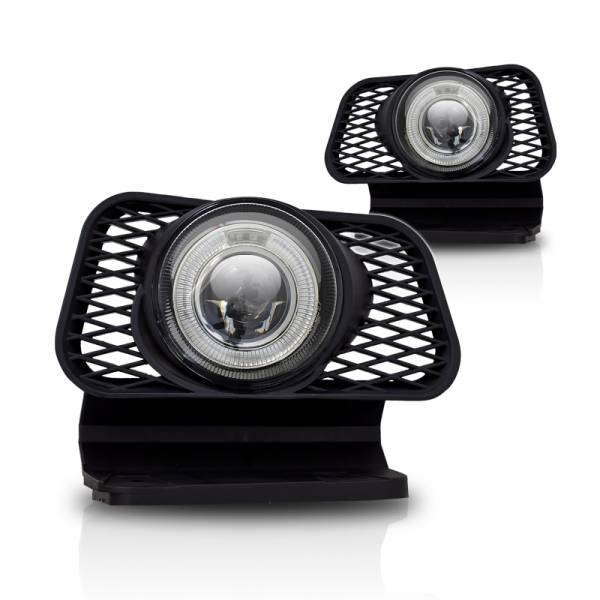 Winjet - Winjet HALO PROJECTOR FOG LIGHTS-CLEAR - CFWJ-0057-C