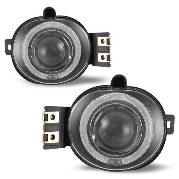 Winjet - Winjet HALO PROJECTOR FOG LIGHTS-CLEAR - CFWJ-0065-C