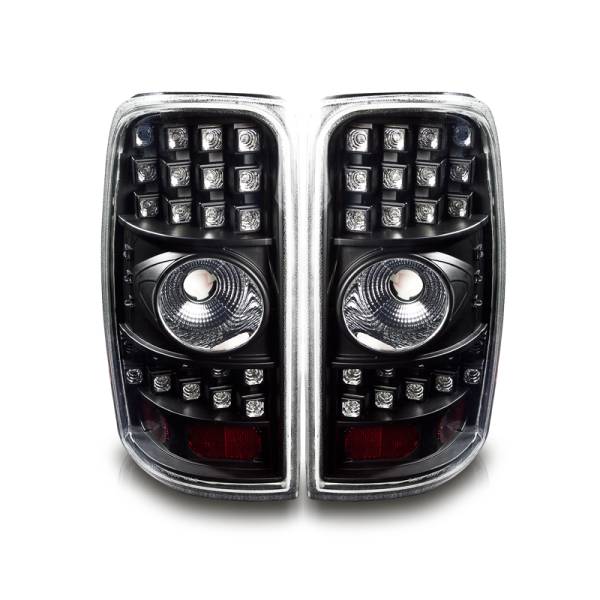 Winjet - Winjet LED TAIL LIGHTS-BLACK / CLEAR - CTWJ-0007-BC