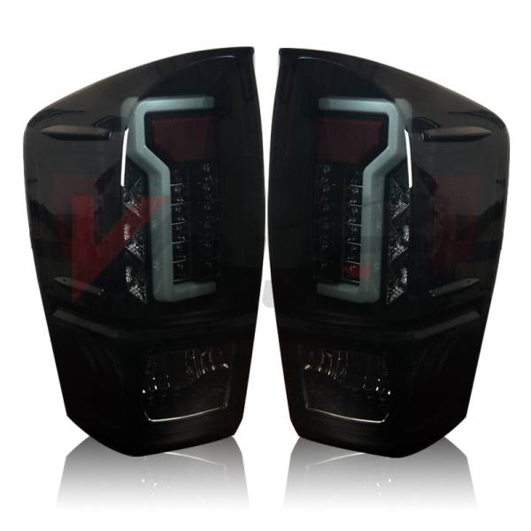 Winjet - Winjet LED TAIL LIGHTS-BLACK / SMOKE - CTWJ-0466-BS