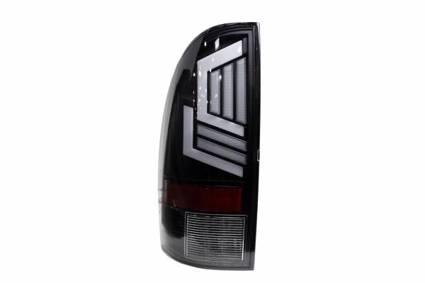 Winjet - Winjet SEQUENTIAL TAIL LIGHTS-BLACK / CLEAR - CTWJ-0704-BC-SQ