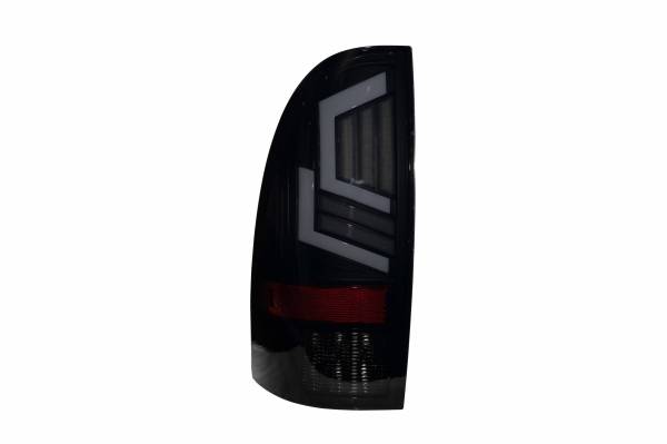 Winjet - Winjet SEQUENTIAL TAIL LIGHTS-BLACK / SMOKE - CTWJ-0704-BS-SQ