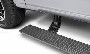 AMP Research - 2022 GMC, Chevrolet AMP Research Black Extruded Aluminum PowerStep™ Plug-N-Play System - 76255-01A - Image 2