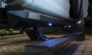 AMP Research - 2022 GMC, Chevrolet AMP Research Black Extruded Aluminum PowerStep™ XL - 77255-01A - Image 4