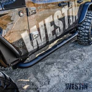 Westin - 2018 - 2022 Jeep Westin E-Series 3 Round Nerf Step Bars - 23-4065 - Image 4