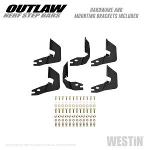 Westin - 2014 - 2019 GMC, Chevrolet Westin Outlaw Nerf Step Bars - 58-53715 - Image 3