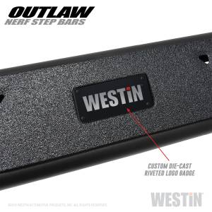 Westin - 2014 - 2019 GMC, Chevrolet Westin Outlaw Nerf Step Bars - 58-53715 - Image 7