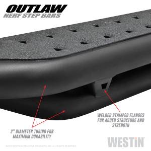 Westin - 2014 - 2019 GMC, Chevrolet Westin Outlaw Nerf Step Bars - 58-53725 - Image 5