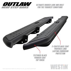 Westin - 2019 - 2022 Ram Westin Outlaw Nerf Step Bars - 58-54085 - Image 1