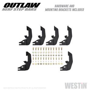 Westin - 2019 - 2022 GMC, Chevrolet Westin Outlaw Nerf Step Bars - 58-54135 - Image 3