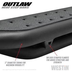 Westin - 2019 - 2022 GMC, Chevrolet Westin Outlaw Nerf Step Bars - 58-54135 - Image 4