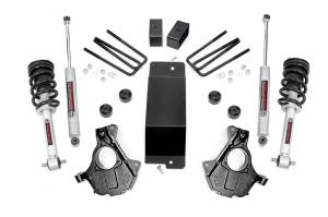 2014 - 2018 GMC, Chevrolet Rough Country Suspension Lift Knuckle Kit w/Shocks - 12432