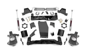 2014 - 2018 GMC, Chevrolet Rough Country Suspension Lift Kit w/Shocks - 22731