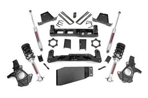 2007 - 2013 GMC, Chevrolet Rough Country Suspension Lift Kit w/Shocks - 23633