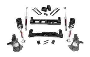 2014 - 2017 GMC, Chevrolet Rough Country Suspension Lift Kit w/Shocks - 24733