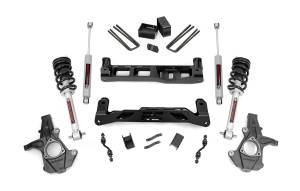 2014 - 2016 GMC, Chevrolet Rough Country Suspension Lift Kit w/Shocks - 24834