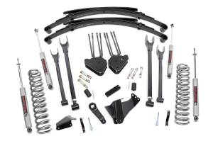 2005 - 2007 Ford Rough Country 4-Link Suspension Lift Kit w/Shocks - 582.20