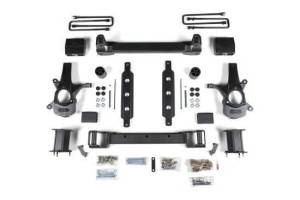 2014 - 2016 GMC, Chevrolet ZONE 4.5" Suspension Lift Kit Cast Steel Arms w/ Nitro Shocks 2014-2016 Silverado/Sierra 1500 2WD (ZONC35N)