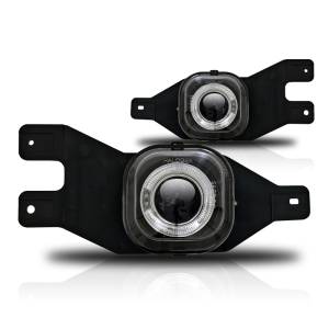 Winjet - Winjet HALO PROJECTOR FOG LIGHTS-CLEAR - CFWJ-0062-C - Image 2