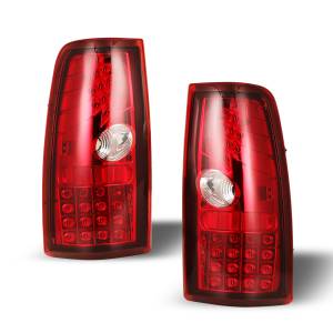 Winjet - Winjet LED TAIL LIGHTS-CHROME / RED - CTWJ-0006-CR - Image 4