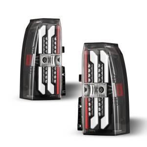 Winjet - Winjet LED TAIL LIGHTS-GLOSS BLACK / CLEAR - CTWJ-0437-GBC - Image 2