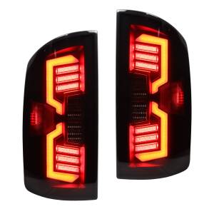 Winjet - WINJET LED TAIL LIGHTS-BLACK / SMOKE - CTWJ-0707-BS-SQ - Image 3