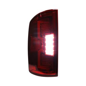 Winjet - WINJET LED TAIL LIGHTS-CHROME/RED - CTWJ-0707-CR-SQ - Image 2