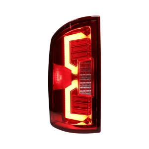 Winjet - WINJET LED TAIL LIGHTS-CHROME/RED - CTWJ-0707-CR-SQ - Image 9